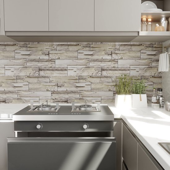 550x550-17549.jpg Unyqoos® Zelfklevend behang met steenmotief voor keuken en meubels 40x900 cm, grijs