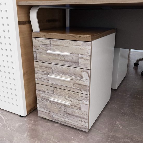 550x550-17550.jpg Unyqoos® Zelfklevend behang met steenmotief voor keuken en meubels 40x900 cm, grijs