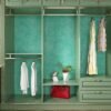 Unyqoos® Zelfklevende mintgroene fluweelachtige muur- en meubelfolie voor decoratie 44.5cm×7m