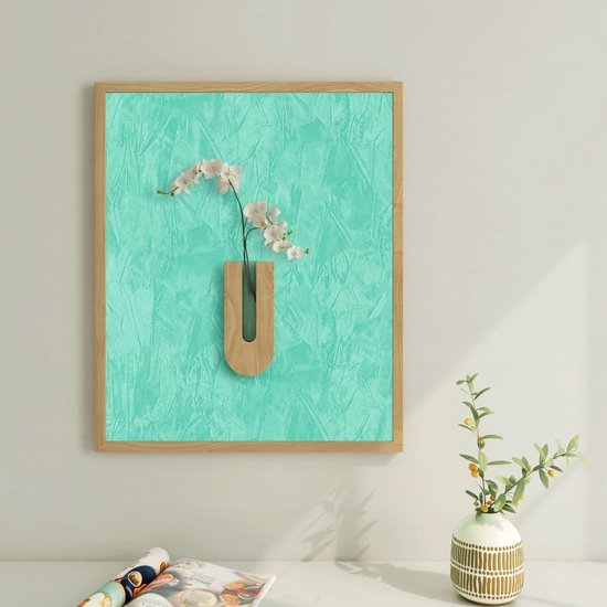 Unyqoos® Zelfklevende mintgroene fluweelachtige muur- en meubelfolie voor decoratie 44.5cm×7m
