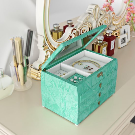Unyqoos® Zelfklevende mintgroene fluweelachtige muur- en meubelfolie voor decoratie 44.5cm×7m