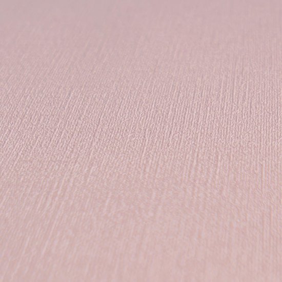 Unyqoos® Effen roze vliesbehang met structuur voor een stijlvolle woonruimte