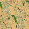550x550-17647.jpg Unyqoos® Vintage bloemenbehang met tropische vogels en bladeren voor interieurdecoratie