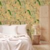 550x550-17650.jpg Unyqoos® Vintage bloemenbehang met tropische vogels en bladeren voor interieurdecoratie