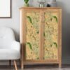 550x550-17651.jpg Unyqoos® Vintage bloemenbehang met tropische vogels en bladeren voor interieurdecoratie