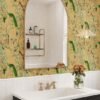 550x550-17655.jpg Unyqoos® Vintage bloemenbehang met tropische vogels en bladeren voor interieurdecoratie