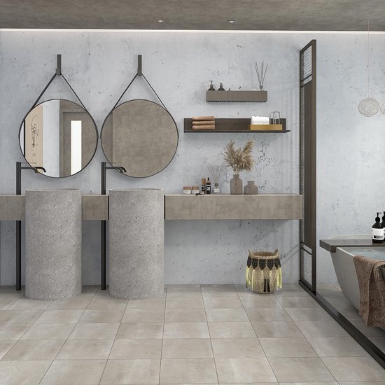 550x550-17673.jpg Unyqoos® Zelfklevend grijs betonlook behang voor veelzijdige interieurdecoratie