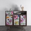 550x550-17706.jpg Unyqoos® Zelfklevend waterdicht behang met vintage bloemenmotief voor diverse ruimtes