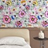 550x550-17711.jpg Unyqoos® Zelfklevend waterdicht behang met vintage bloemenmotief voor diverse ruimtes