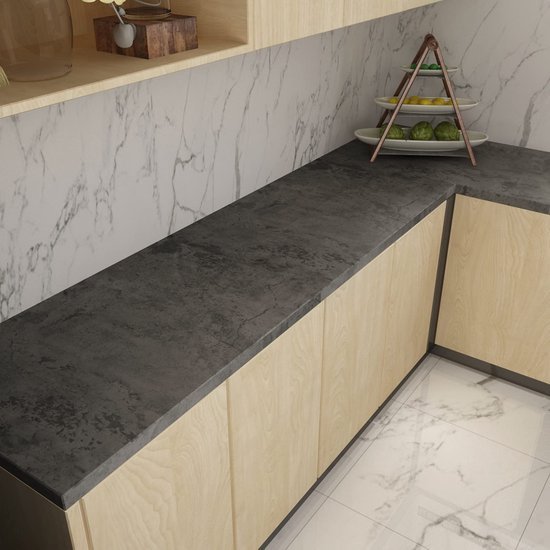 550x550-17724.jpg Unyqoos® Zelfklevend betonlook behang in grijstint voor diverse interieurprojecten