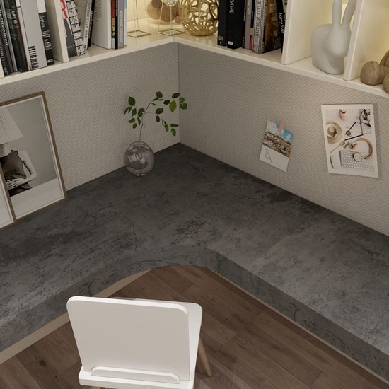 550x550-17725.jpg Unyqoos® Zelfklevend betonlook behang in grijstint voor diverse interieurprojecten