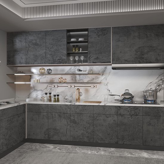 550x550-17726.jpg Unyqoos® Zelfklevend betonlook behang in grijstint voor diverse interieurprojecten