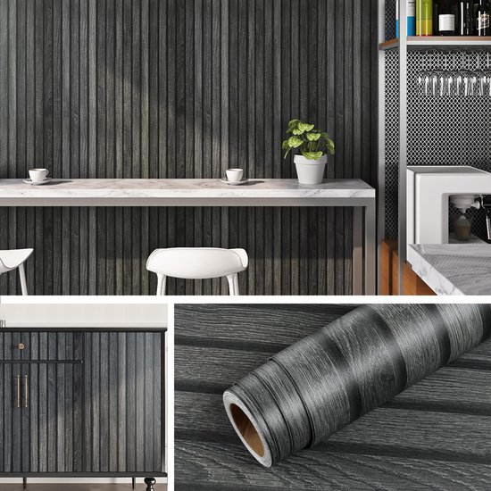 550x550-17752.jpg Unyqoos® Zelfklevend waterdicht behang met 3D-houtlook voor diverse ruimtes