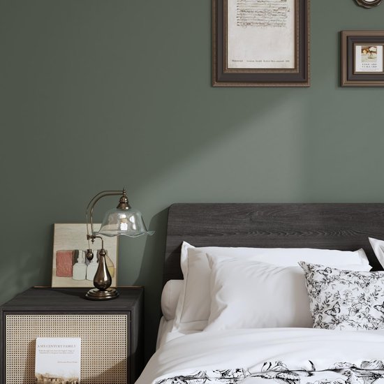 Unyqoos® Zelfklevend Saliegroen Decoratiefolie voor Diverse Interieurstijlen en Meubelbescherming