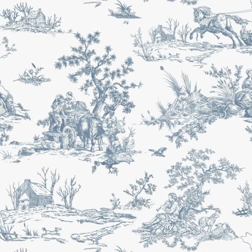 550x550-17804.jpg Unyqoos® Zelfklevend blauw-wit bloemenbehang voor woonkamer en keuken muren