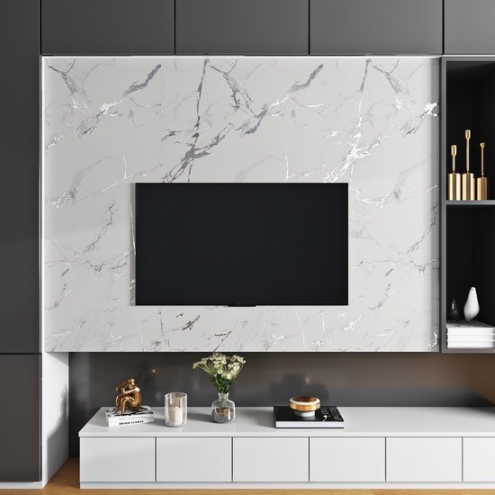 550x550-17846.jpg Unyqoos® Zelfklevende marmerlook folie voor meubels en wanden 40CM x 7M