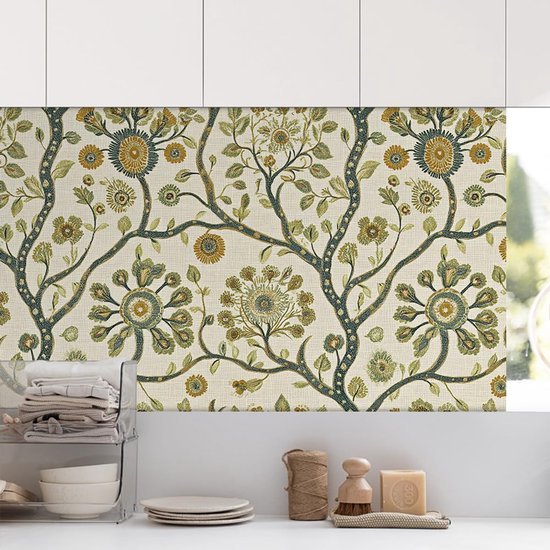 550x550-17860.jpg Unyqoos® Zelfklevende decoratieve bloemrijke vinylbehangrol voor diverse woonruimtes