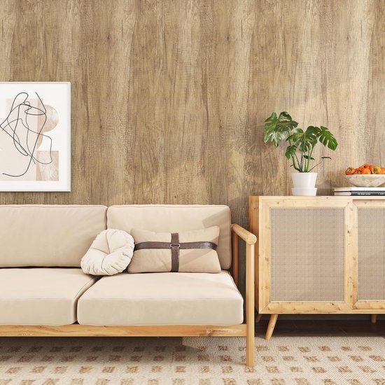 550x550-17901.jpg Unyqoos® Zelfklevende houtlook folie in lichte eiken voor diverse oppervlakken