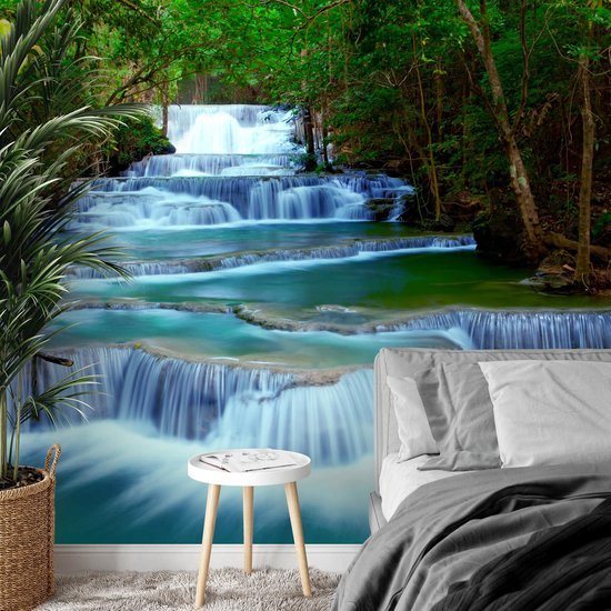 550x550-17908.jpg Unyqoos® Fotobehang met Watervalontwerp voor Moderne Woon- en Slaapkamers