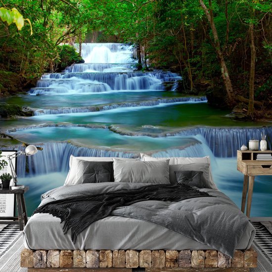 550x550-17914.jpg Unyqoos® Fotobehang met Watervalontwerp voor Moderne Woon- en Slaapkamers