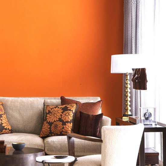 550x550-17921.jpg Unyqoos® Zelfklevende oranje matte folie voor muren en meubels, 40CMx5M