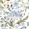 550x550-17929.jpg Unyqoos® Waterdicht vintage bloemenbehang met blauwe tropische bladeren voor elke ruimte
