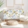 550x550-17930.jpg Unyqoos® Waterdicht vintage bloemenbehang met blauwe tropische bladeren voor elke ruimte