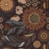 Unyqoos® Zelfklevende Retro Bloemen Meubelfolie voor Woondecoratie - 44 cm x 3 m