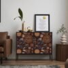 Unyqoos® Zelfklevende Retro Bloemen Meubelfolie voor Woondecoratie - 44 cm x 3 m