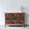 Unyqoos® Zelfklevende Retro Bloemen Meubelfolie voor Woondecoratie - 44 cm x 3 m