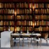 550x550-17959.jpg Unyqoos® Modern vliesfotobehang met bibliotheekmotief voor woonkamer of slaapkamer