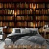 550x550-17961.jpg Unyqoos® Modern vliesfotobehang met bibliotheekmotief voor woonkamer of slaapkamer