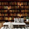 550x550-17962.jpg Unyqoos® Modern vliesfotobehang met bibliotheekmotief voor woonkamer of slaapkamer