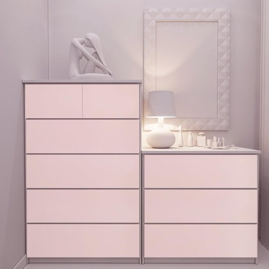 550x550-17983.jpg Unyqoos® Roze Zelfklevende Meubelfolie voor Keukenkasten en Meubels, Waterdichte Mat 40 cm x 3 m
