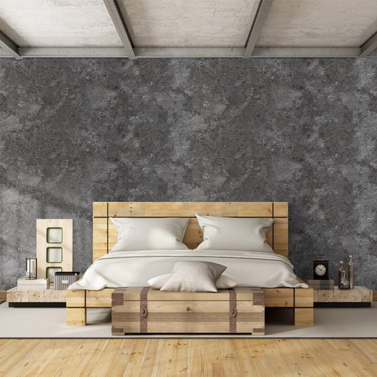 550x550-18000.jpg Unyqoos® Zelfklevende donkergrijze betonlook folie voor meubels en muren 40x300 cm