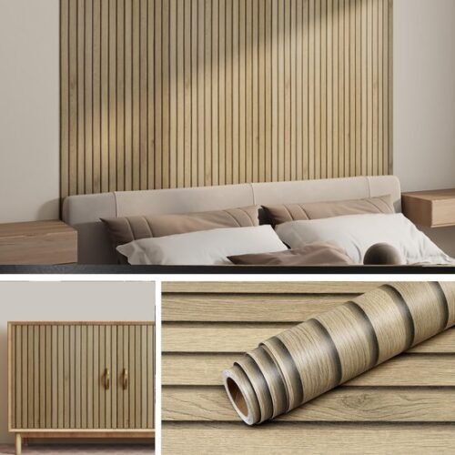 550x550-18004.jpg Unyqoos® Zelfklevend houtlook behang voor veelzijdige decoratie in huis