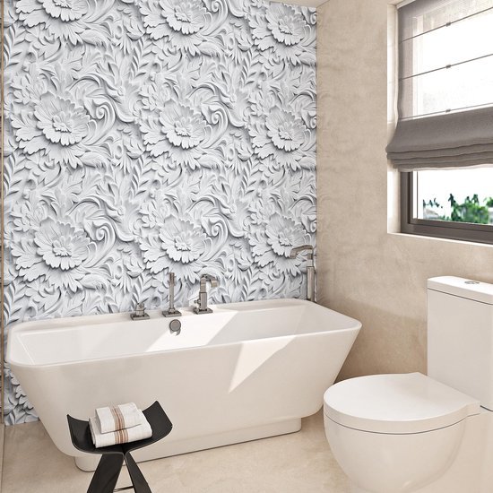 550x550-18062.jpg Unyqoos® Zelfklevend 3D Bloemenbehang voor Muren en Meubels in Woonkamer 44,5 cm x 7 m