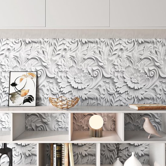 550x550-18063.jpg Unyqoos® Zelfklevend 3D Bloemenbehang voor Muren en Meubels in Woonkamer 44,5 cm x 7 m