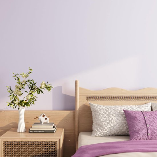 Unyqoos® Folie voor meubels in zachte lila tint met zelfklevende functie voor veelzijdig gebruik