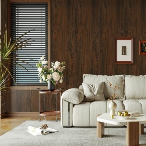 Unyqoos® Decoratieve Zelfklevende Houtlook Plakfolie voor Meubels en Muren - 30 cm x 200 cm