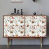 550x550-18129.jpg Unyqoos® Zelfklevend bloemenbehang met kleurrijke vlinders voor kinderkamer en woonkamer