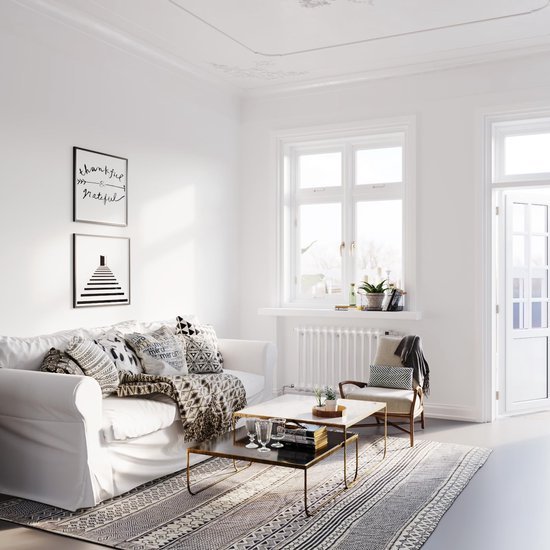 Unyqoos® Kleeffolie voor Meubels en Wanden - Witte Matte Zelfklevende Decoratieve Folie 40cm x 300cm