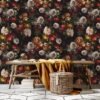 550x550-18206.jpg Unyqoos® Zelfklevend bloemenbehang met vintage bloemmotief voor elke kamer