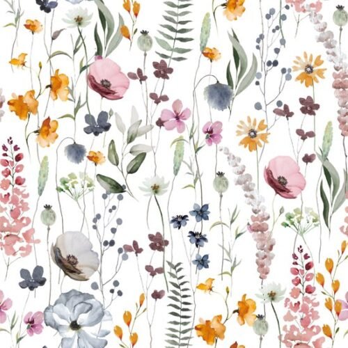 550x550-18216.jpg Unyqoos® Zelfklevend aquarel bloemenbehang voor sfeervolle muurdecoratie in huis
