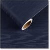 Unyqoos® Donkerblauw Zelfklevend Houtlook Behang voor Keuken en Woonkamer, 30 cm x 200 cm