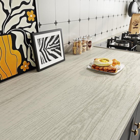 Unyqoos® Waterdichte Zelfklevende Houtlook Folie voor Meubels en Keukenoppervlakken