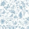 550x550-18339.jpg Unyqoos® Zelfklevend blauw-wit bloemenpatroon vinylbehang voor diverse oppervlakken