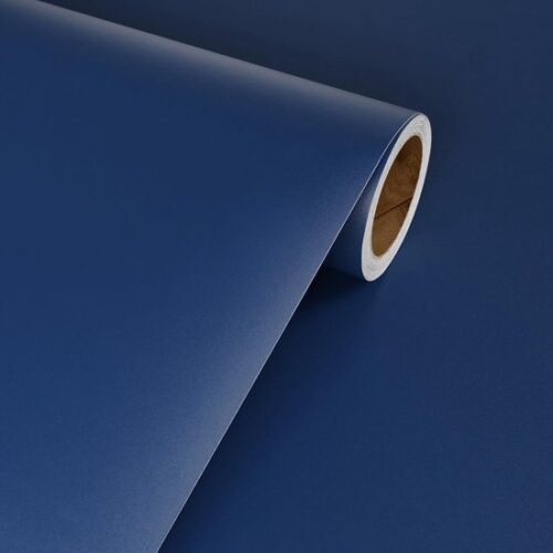 Unyqoos® Donkerblauwe zelfklevende meubelfolie voor veelzijdige interieurtoepassingen