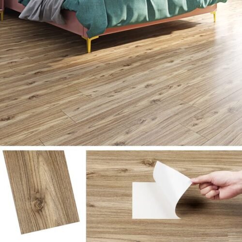 550x550-18383.jpg Unyqoos® Waterdichte zelfklevende vinylvloer met houtlook voor elke ruimte 90x15cm