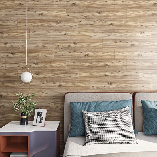 550x550-18387.jpg Unyqoos® Waterdichte zelfklevende vinylvloer met houtlook voor elke ruimte 90x15cm